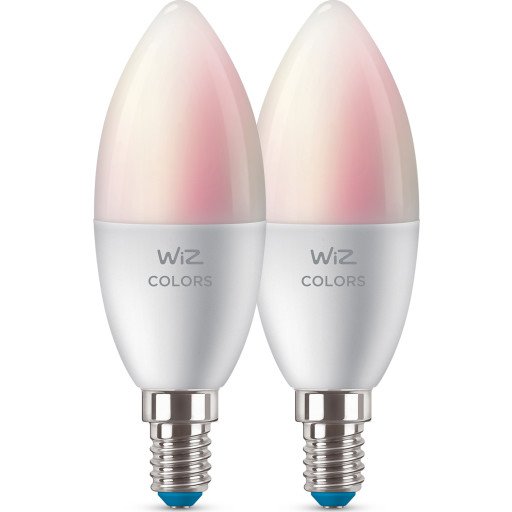 WiZ Lyskilde WCA 4,9W C37 E14 WiFi 2pk - 60439 WiZ Lyskilde WCA 4,9W C37 E14 WiFi 2pk - 60439