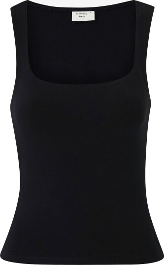 Gina Tricot Undertøystopp Square Neck Tank Top Svart