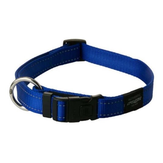Rogz Classic Halsbånd (flere farger) Blå XL-25MM 43-70CM