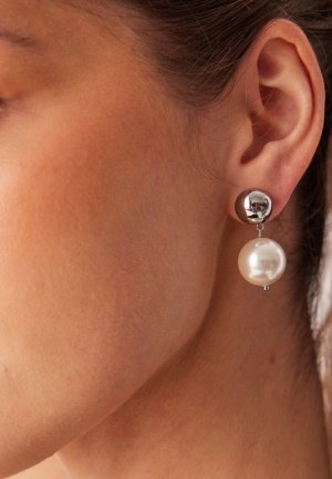 BY JOLIMA Jolie Pearl Earring Steel silver Onesize BY JOLIMA Jolie Pearl Earring Steel silver Onesize