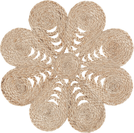 Elin spisebrikke anemone ø40 cm jute natur