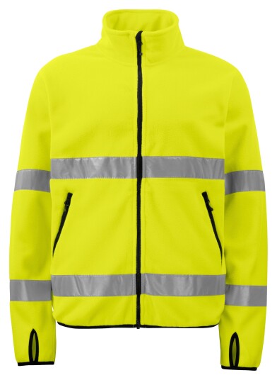 ProJob 6327 Fleecejakke En Iso 20471 Kl 3 Yellow/Black XL