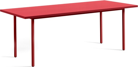 Hay - Two-Colour Table 200 Red / Marron Spisebord Muller Van Severen Rød,Blå Mdf/metall