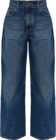 The Mannei Dame Jeans Blå M,