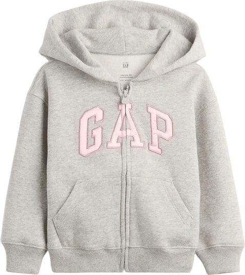GAP Baby & Toddler Vintagesoft Logo Zip Hoodie Grey 74/80 GAP Baby & Toddler Vintagesoft Logo Zip Hoodie Grey 74/80