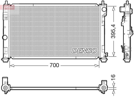 Radiator DENSO DRM06039