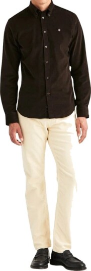 Morris Stockholm Herre Skjorter Brun M,
