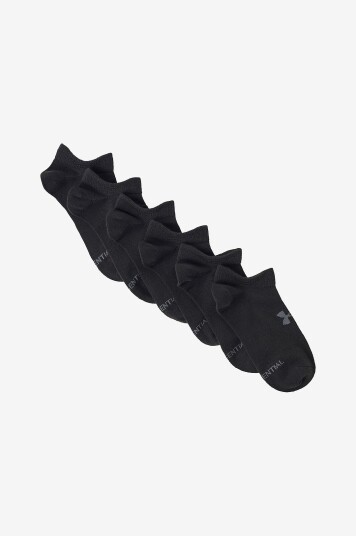 Under Armour Sokker UA Essential No Show 6 pakning Svart