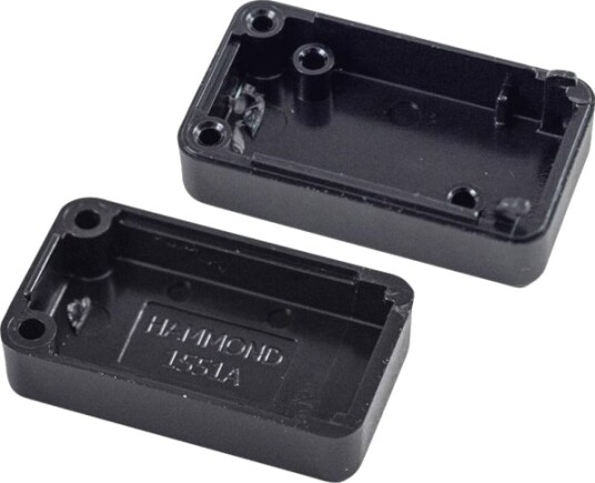 Hammond Electronics 1551Abk Universal Kabinet 15 X 20 X 35 Abs Svart 1 Stk