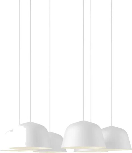 Muuto Ambit Pendant Cluster   Ø25   6   White / White Muuto