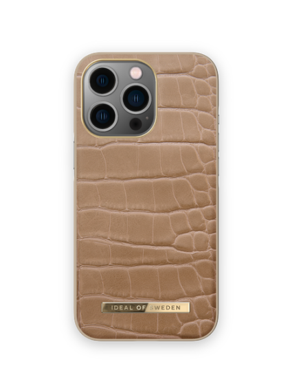 iDeal of Sweden Atelier Case Iphone 13p Camel Croco