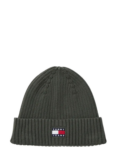 Tommy Hilfiger Tjm Heritage Core Beanie - Khaki green - ONE SIZE Tommy Hilfiger Tjm Heritage Core Beanie - Khaki green - ONE SIZE