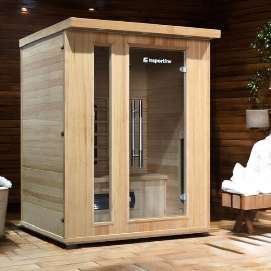 inSPORTline Infrarød sauna badstue til 3 personer Mettsa 300 inSPORTline Infrarød sauna badstue til 3 personer Mettsa 300