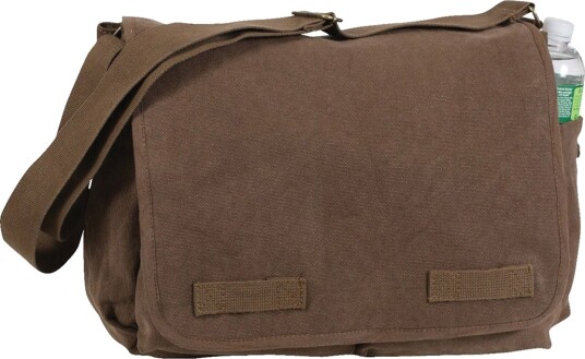 Rothco Vintage Messenger skulderveske 15L Brun Rothco Vintage Messenger skulderveske 15L Brun