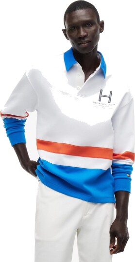 Tommy Hilfiger Sail Rugby Shirt   White   M