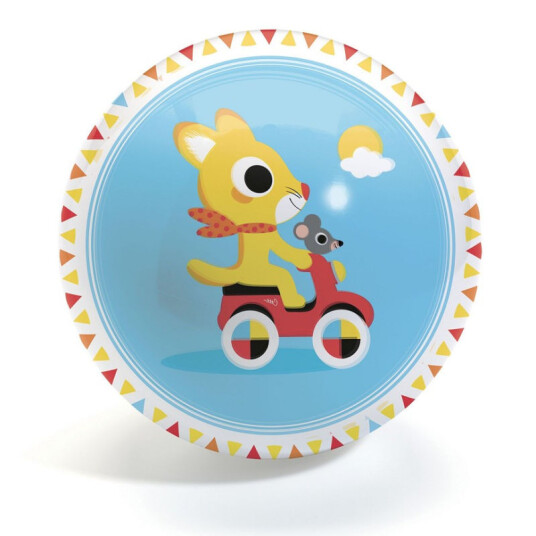 Djeco ball 12 cm cute race Djeco ball 12 cm cute race