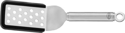 Rösle - Stekespade m/hull og knekk svart/stål