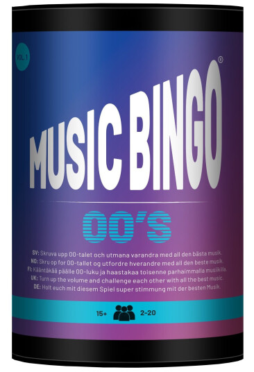 Skru op Music Bingo 00s SE/NO/DE/FI/ENG Music Bingo 00s Skru op Music Bingo 00s SE/NO/DE/FI/ENG Music Bingo 00s