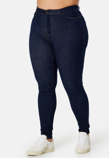 Happy Holly Amy Push Up Jeans Dark denim 38S