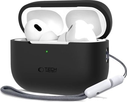 Tech-Protect Silikonetui For Øretelefoner Apple Airpods Pro 1/2 Svart