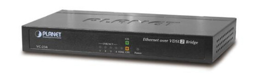 PLANET Konverter Ethernet <> VDSL2 30a Ethernet switch med ADSL2 Bridge