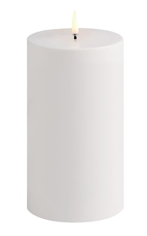 Uyuni LED kubbelys, utendørs, batteri, hvit, Ø10,1xH17,8 cm