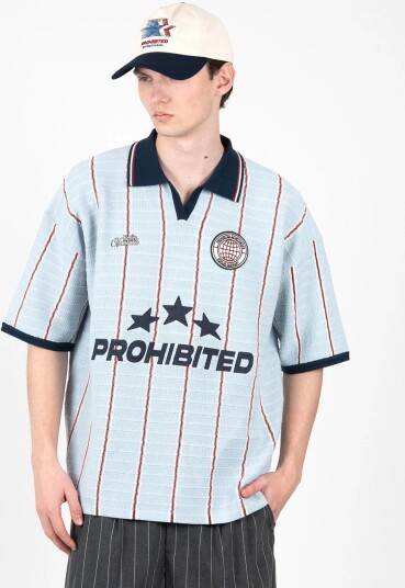 Prohibited Stars Knit Trikot Blue L