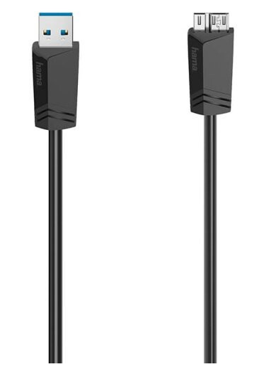 Hama Kabel Micro-USB 3.0 5Gbit/s Svart 1.5