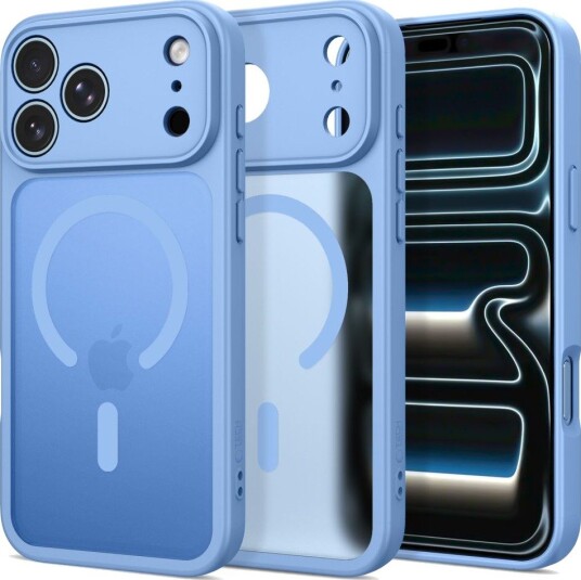 Tech-Protect MagSafe Deksel for iPhone 17/18 Pro - Matt Lyseblå