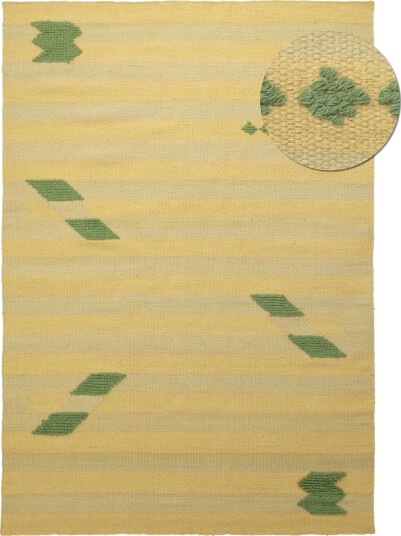 Ullteppe Serpa lysegul Størrelse: 80 x 150 cm
