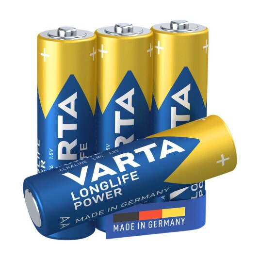 Varta Longlife Power AA Alkalisk Batteri 4-pakk