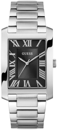 Guess Dameklokke GW0896G1 Clyde Sort/Stål