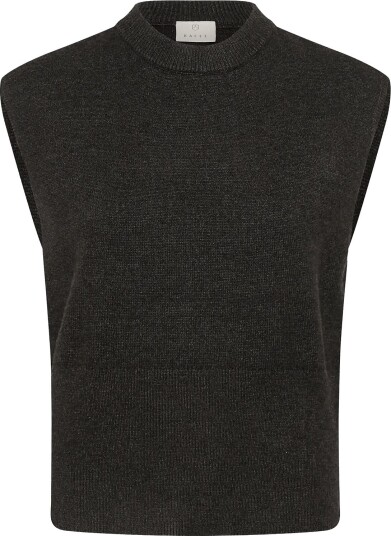 Kaffe Kabarbara Knit Vest Grey XL Kaffe Kabarbara Knit Vest Grey XL
