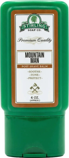 Stirling Soap Co. Post-Shave balm etterbarberingskrem Mountain Man 118ml Stirling Soap Co. Post-Shave balm etterbarberingskrem Mountain Man 118ml