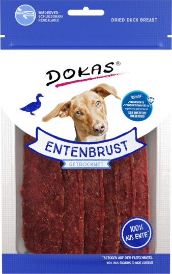 Dokas Tørket Andebryst 2 X 70 G Dokas Tørket Andebryst 2 X 70 G