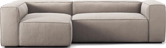 Decotique Grand 3 Seters Sofa Divan Venstre Sandshell/Beige