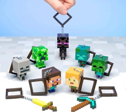 Paladone Minecraft Ryggsekkvenner Assortert - Figurer med Ikoniske Karakterer