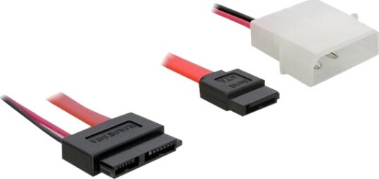 Delock Sata Slimline All In One Cable Sata Kabel Slimline Sata 4 Pins Intern Strøm 5V Til Sata Hunn 30 Cm Delock Sata Slimline All In One Cable Sata Kabel Slimline Sata 4 Pins Intern Strøm 5V Til Sata Hunn 30 Cm