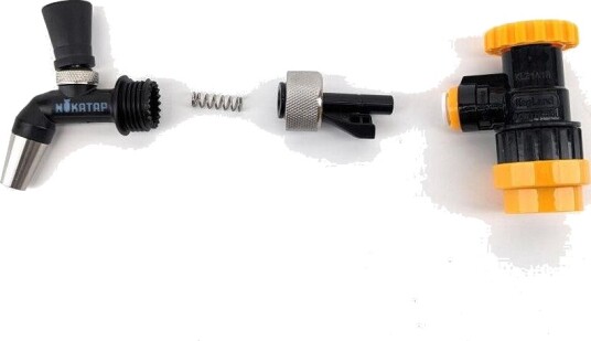 Nukatap Mini Komplett Tappekran sett med kran, adapter og FC ball lock