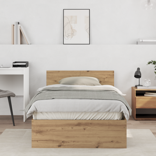  Sengestamme med hodegatt Artisan Eik 100 x 200 cm