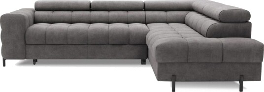 Hjørnesofa Eltap Ferucce 276x200x93 cm Aura 04 Grå Høyre
