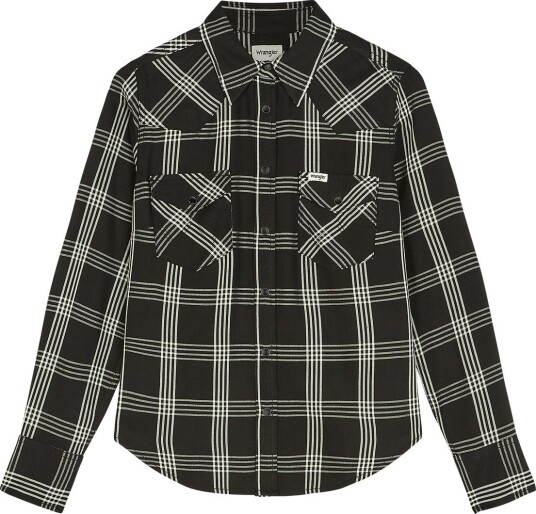 Wrangler Western Shirt Black S x 00