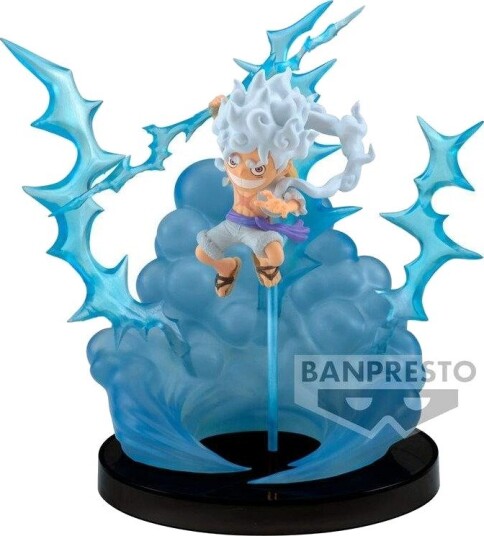 Northix One Piece Monkey D Luffy Gear 5 figur 13 cm samleobjekt