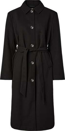 Pieces Pcaya Long Coat Noos Bc Black XL