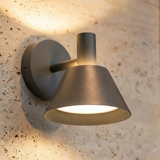 Utelampe Lucande Tabena Svart Aluminium Moderne 16 17.5 Svart