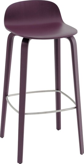 Muuto Visu Barkrakk Med Base H75 Mørk Plomme