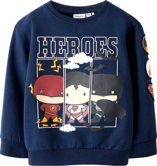 Name It Nmmosmus Batman Nreg Sweat Bru Wab Navy 116