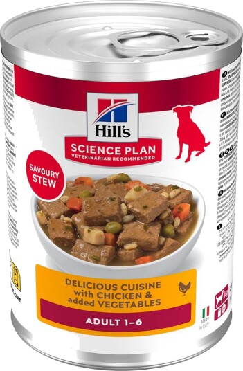Hill'S Science Plan Adult Stew Kylling Våtfôr 12 X 363 G