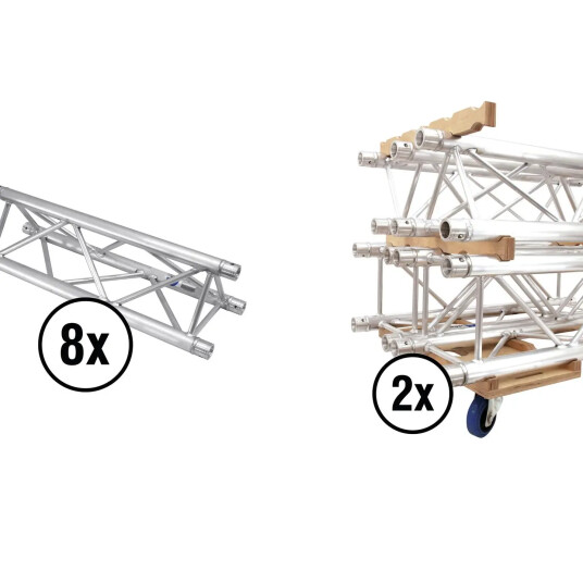 Alutruss Set Trilock 6082-2000 & Truss Transport Board