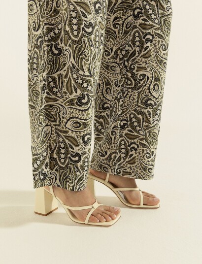 DEAR FRANCES Cleo Sandal Cream 38 DEAR FRANCES Cleo Sandal Cream 38